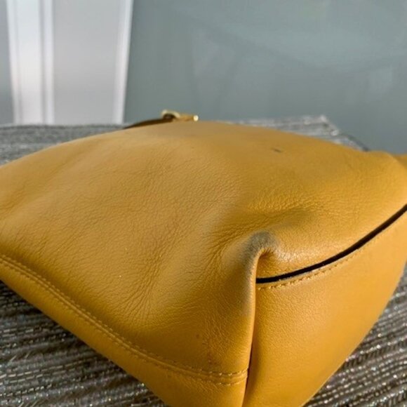 Coach Legacy Mini Duffle in Sunflower Yellow with Signature Leather Tassels - Picture 7 of 8